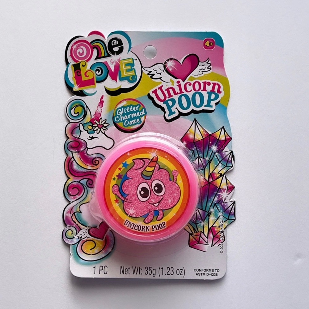 UNICORN POOP GLITTER SLIME